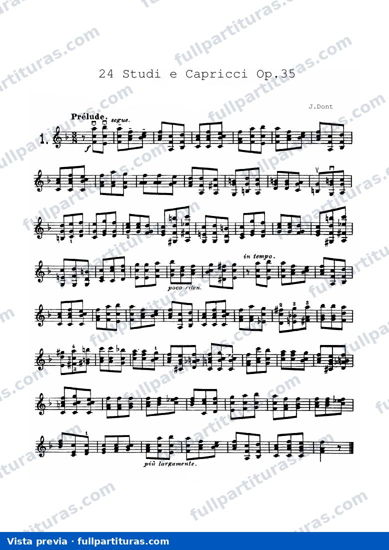 24 Etudes or Caprices, Op.35 — Vorschau