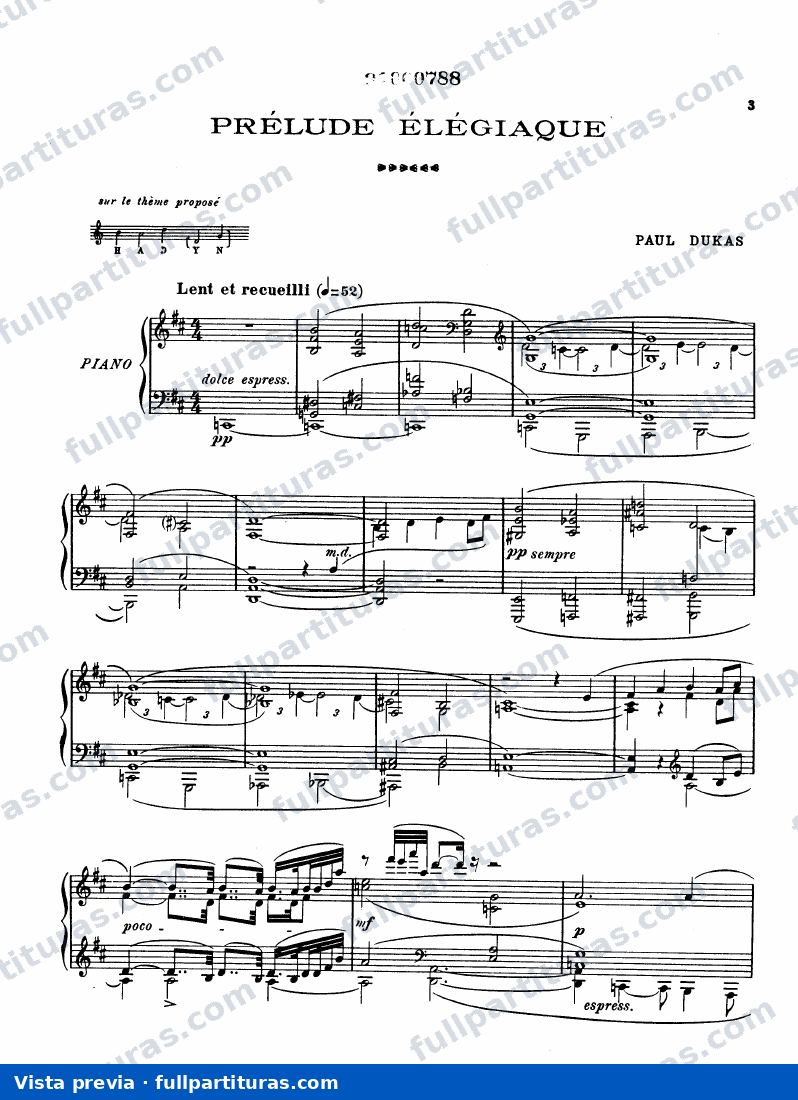 Ariane et Barbe-bleue: Prelude Elegiaque — Vorschau