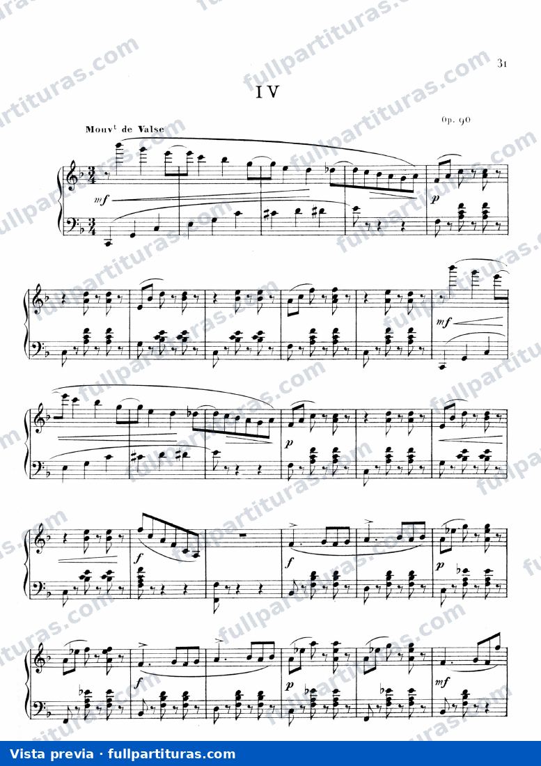 Valse No.4, Op.90 — Vorschau