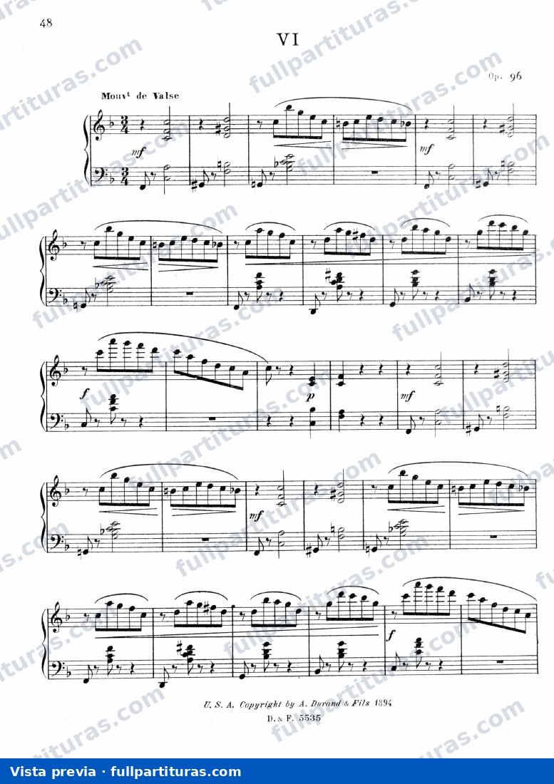 Valse No.6, Op.96 — Vorschau