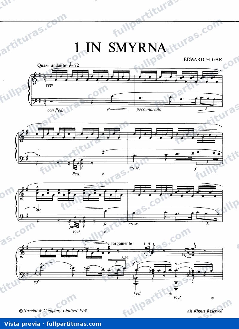 2 Piezas para Piano (Smyrna, Skizze) — Vorschau