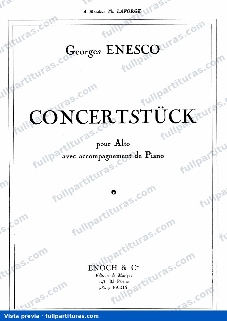 Konzertstück for Viola and Piano — preview