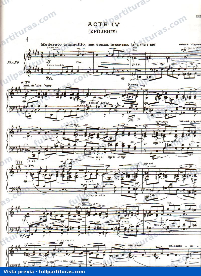 Oedipe, Op.23: Acto 4 — preview