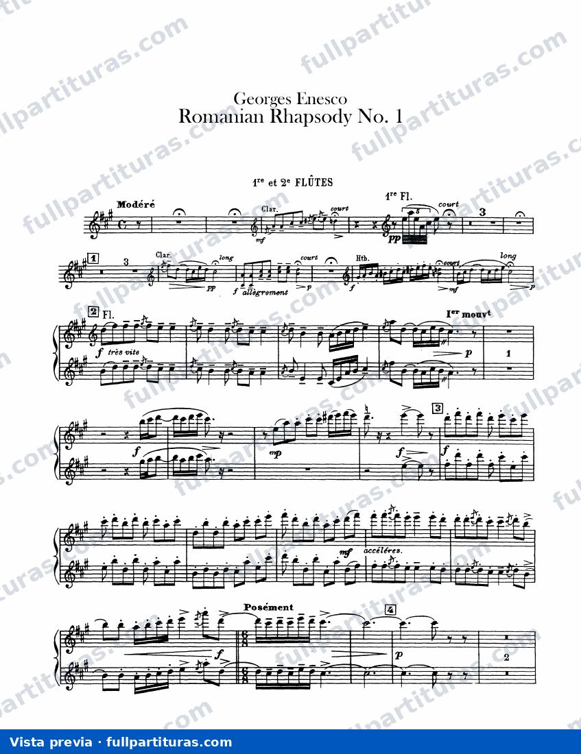2 Romanian Rhapsodies, Op.11: Partichelas — preview