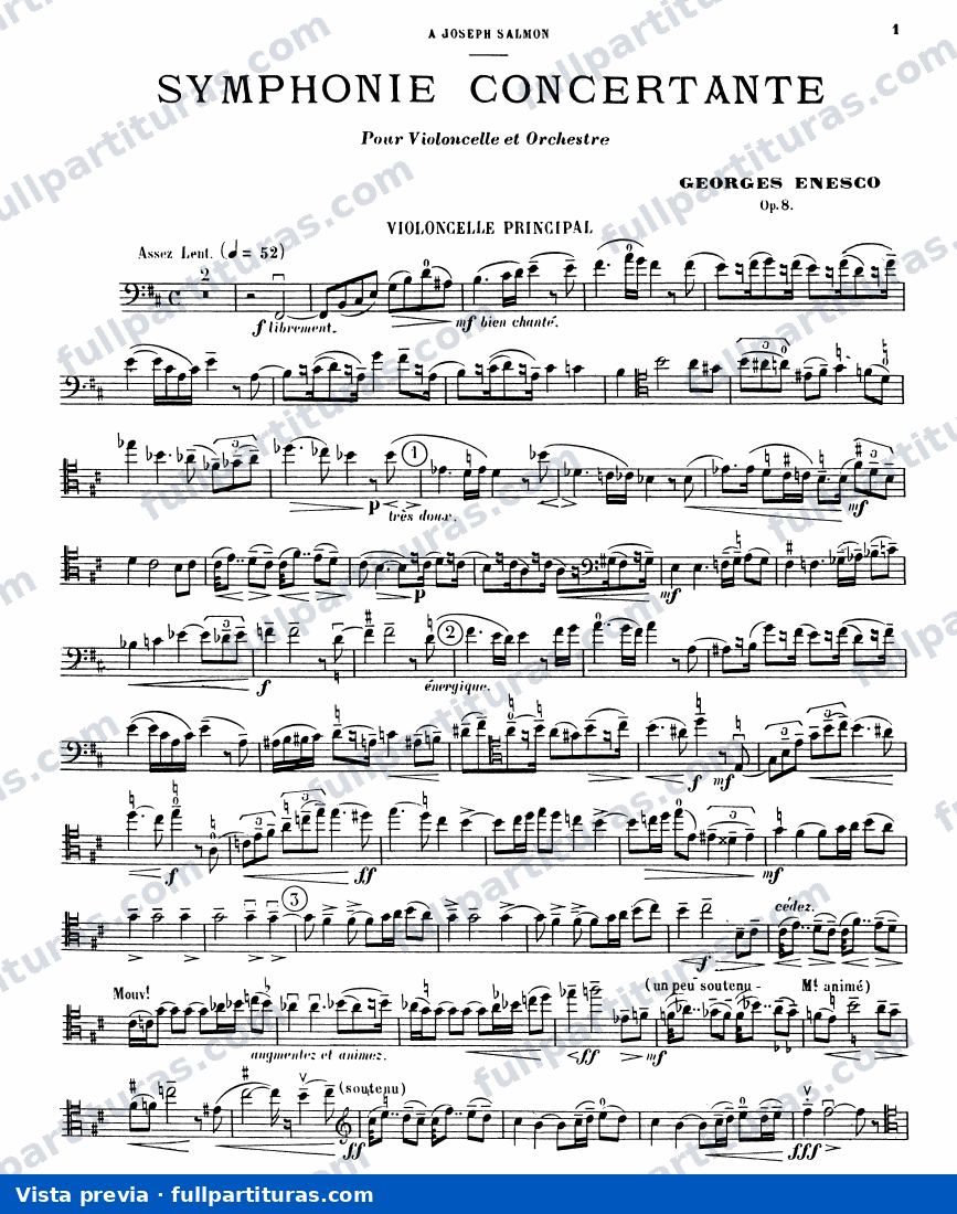 Transcripción para cello y piano — preview