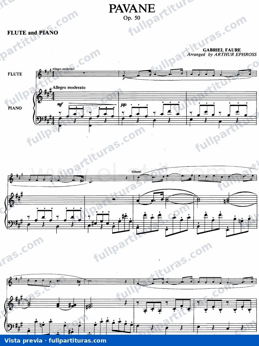 Pavana Op. 50 — preview