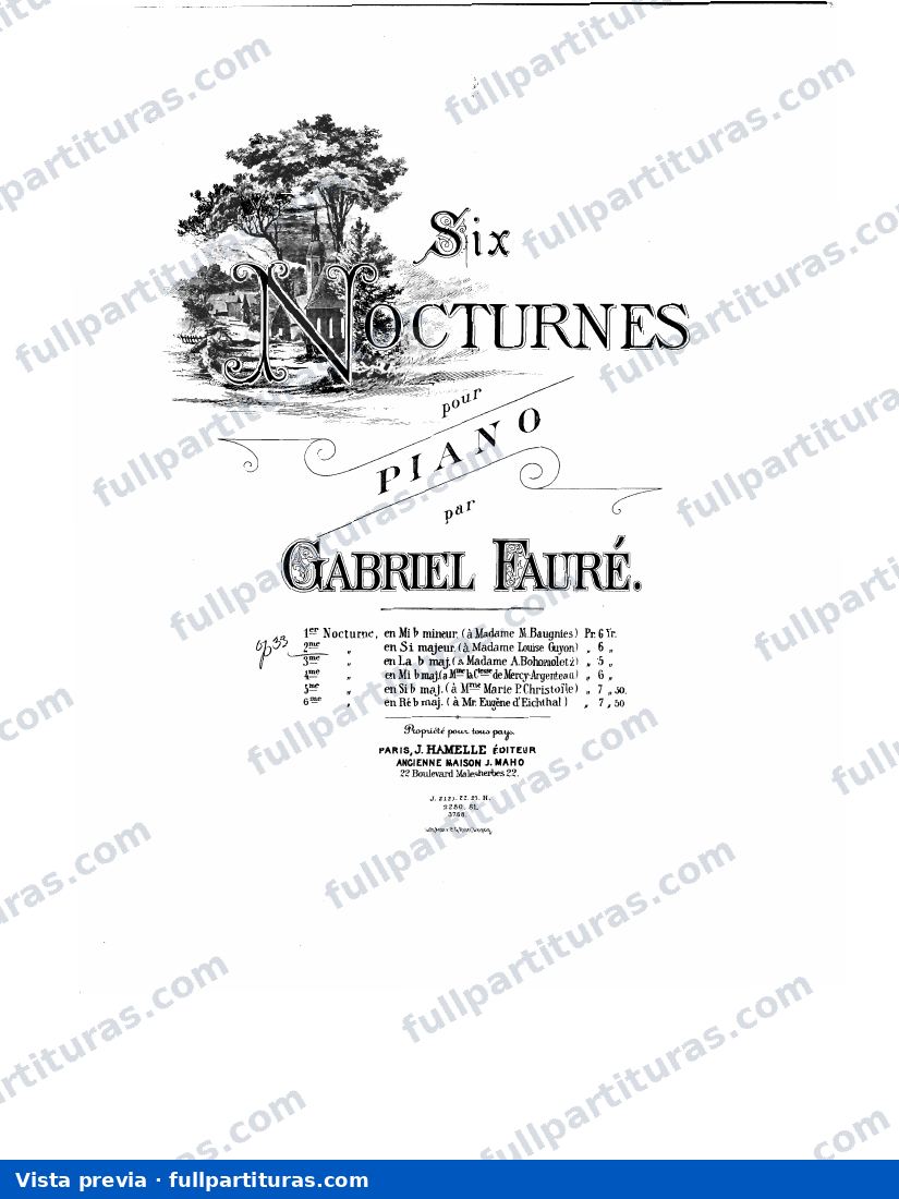 Nocturno Nº 2 in B major op.33 — preview