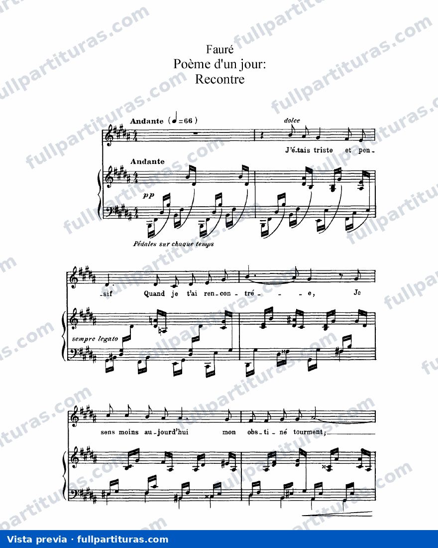 Poeme d'un jour op. 21 — preview