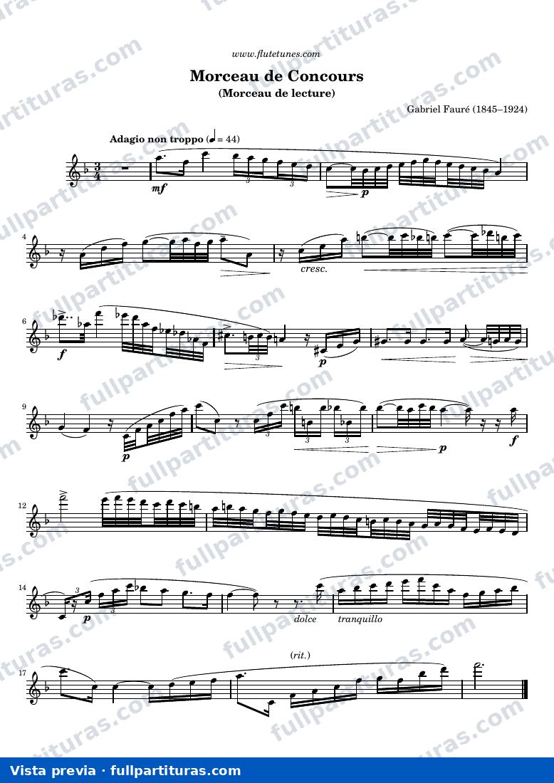 Morceau de Concours — preview