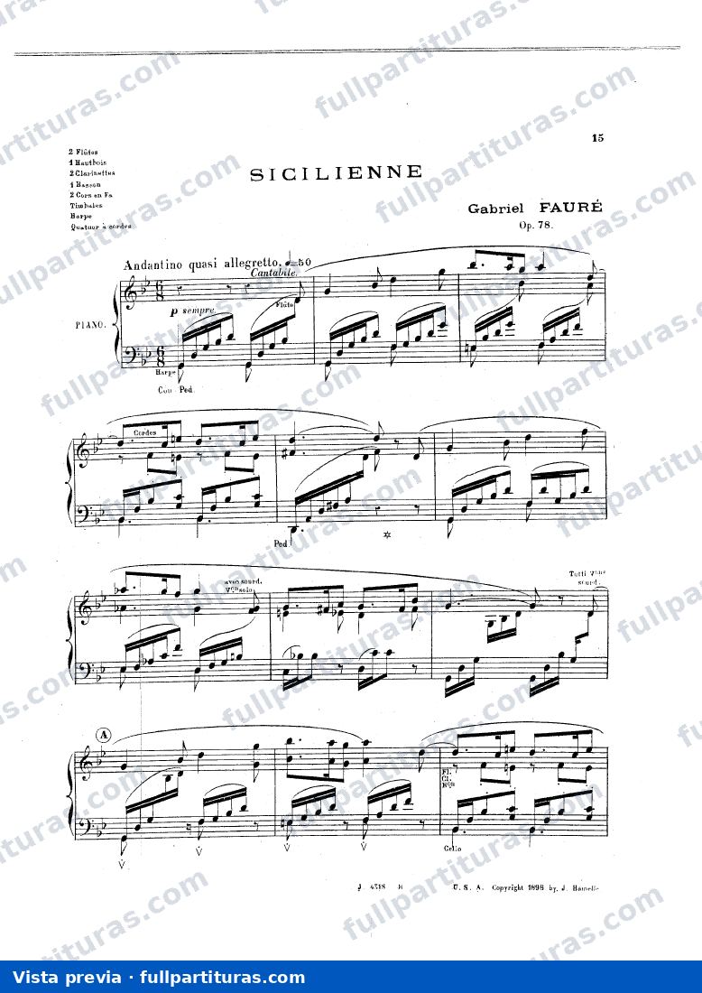 Versión para piano solo — preview