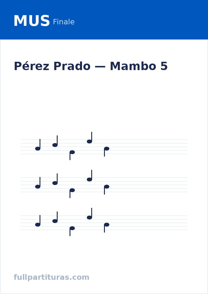 Mambo 5 — vista previa