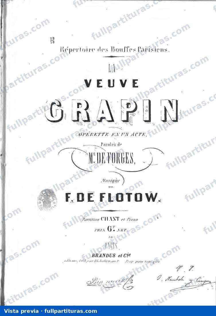 La veuve Grapin — preview