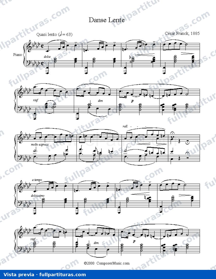Cuarteto para Cuerdas en Re M: Danza Lenta — preview