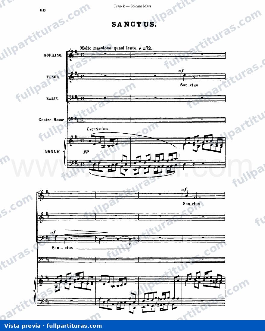 Sanctus — preview