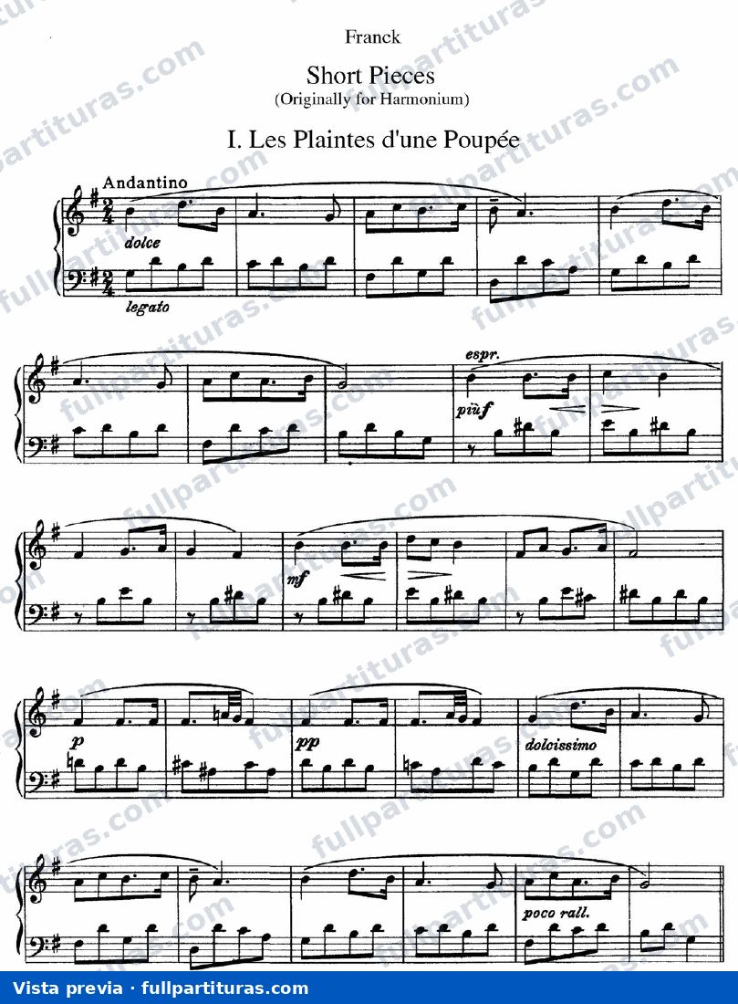 Pequeñas obras para Harmonium — preview