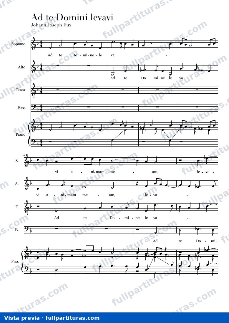Ad te Domine levavi, K.153 — preview