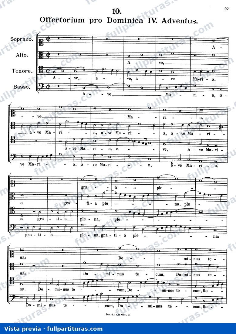 Ave Maria, K.151 — preview