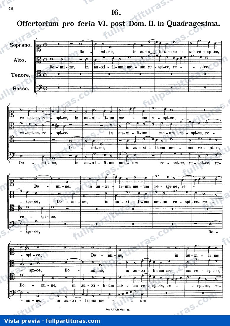 Costanza e fortezza, K.315: Domine in auxilium meum, K.154 — preview