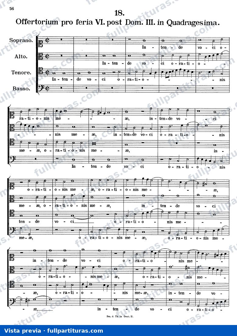 Intende voci orationis meae, K.156 — preview