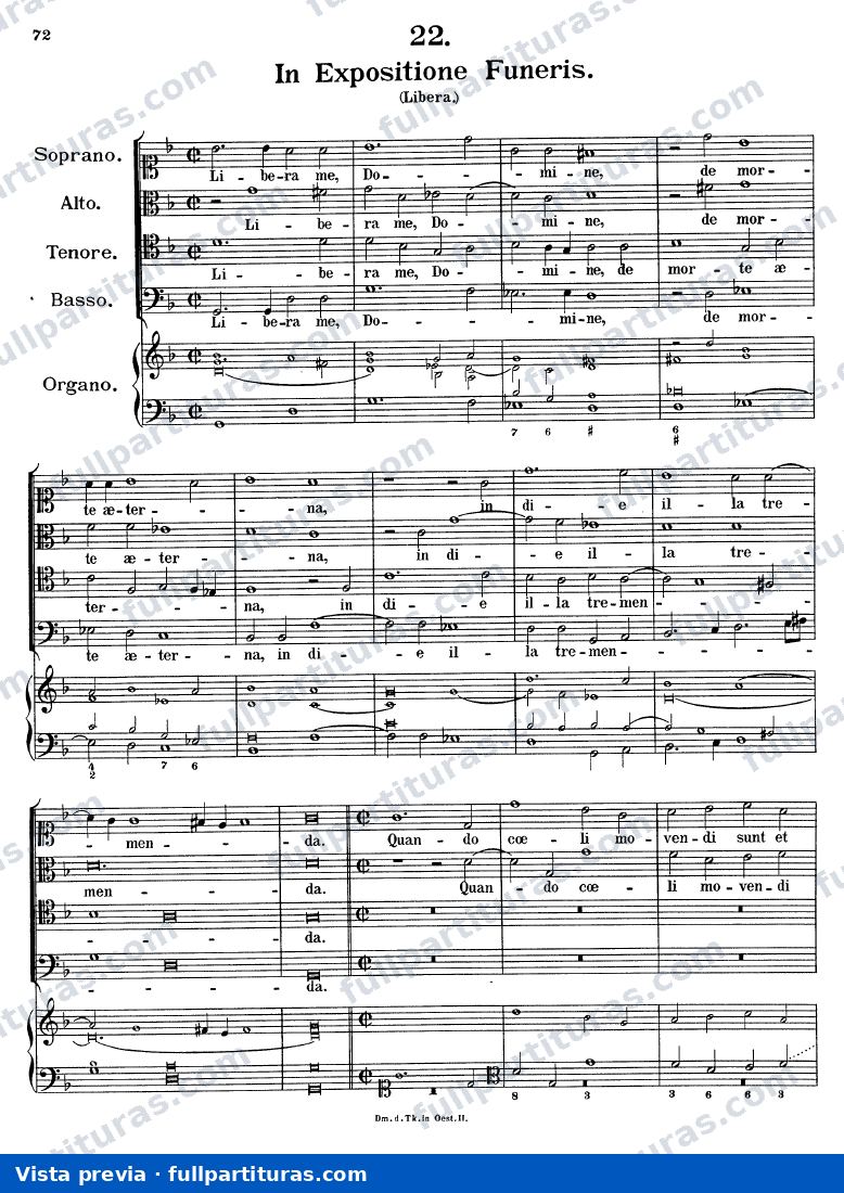 Libera me, K.54 — preview