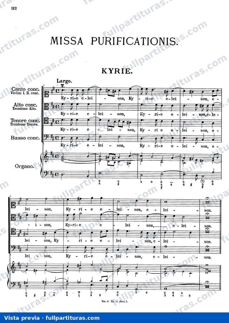 Missa Purificationis, K.28 — preview