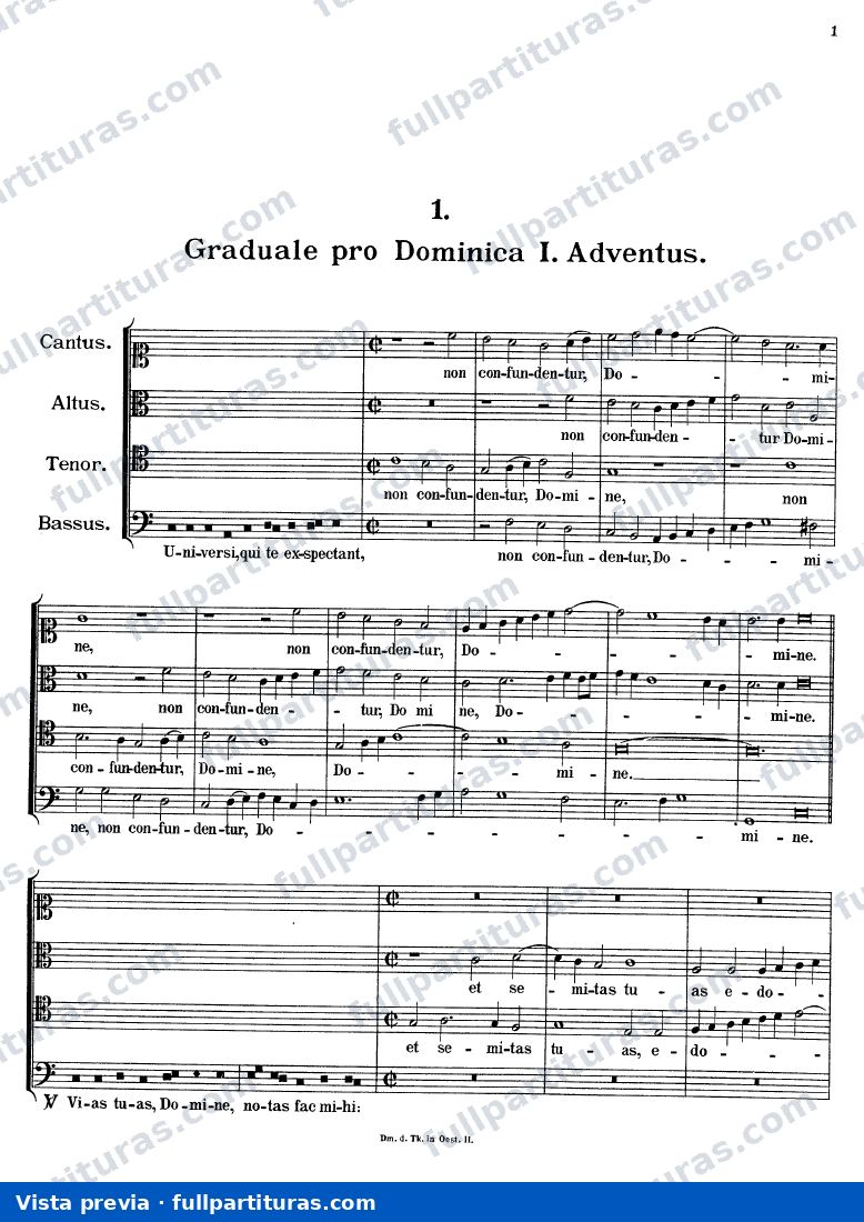 Non confuntentur Domine, K.137 — vista previa