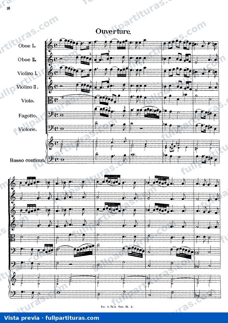 Overture in D minor — Vorschau