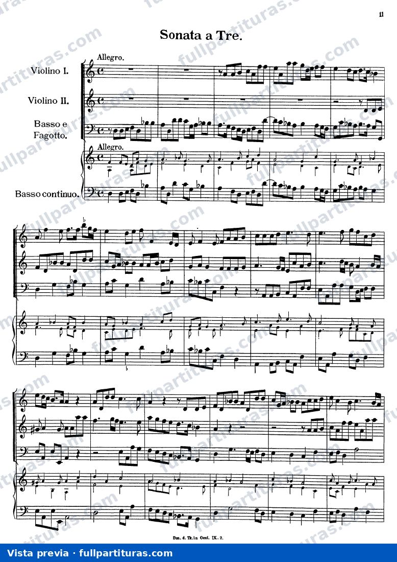 Sonata in D major, K.349 — preview