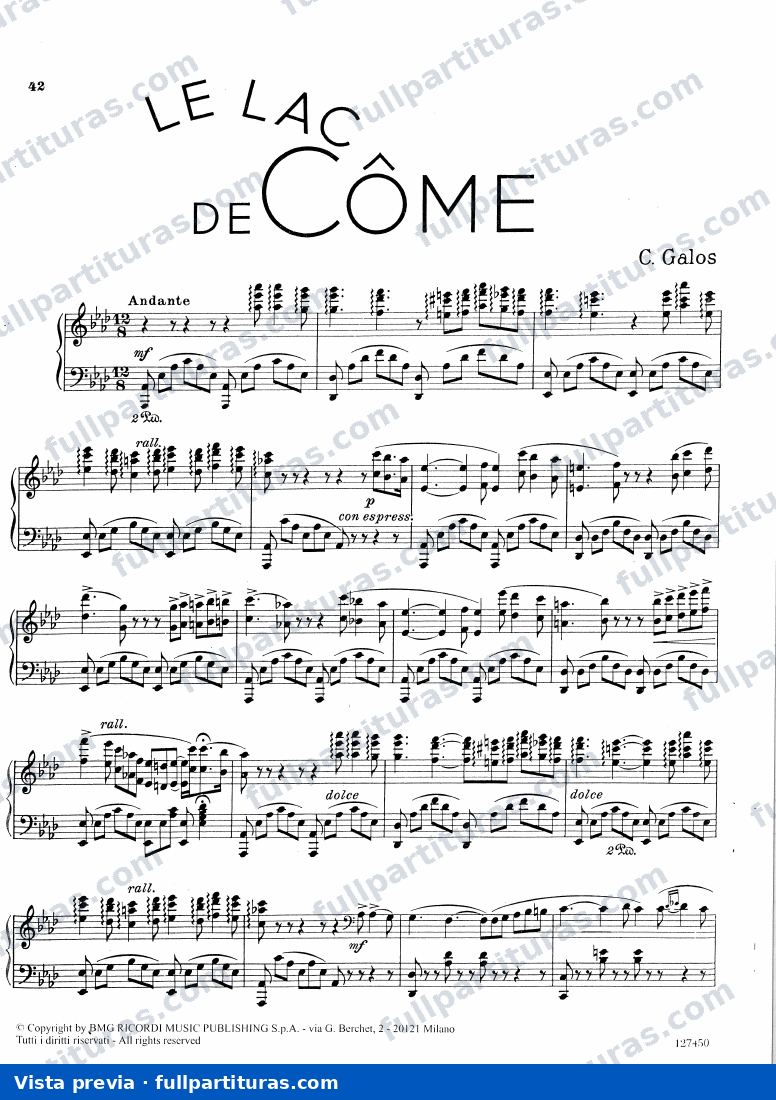 Le lac de Côme, Op.24 — preview