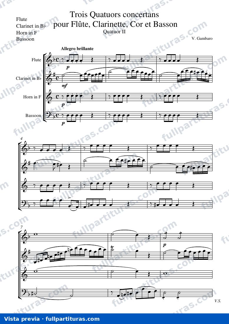 Quartet in F major: Quartet in D minor — vista previa