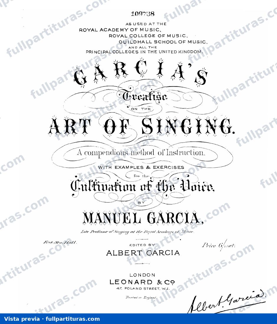 El arte del canto — preview
