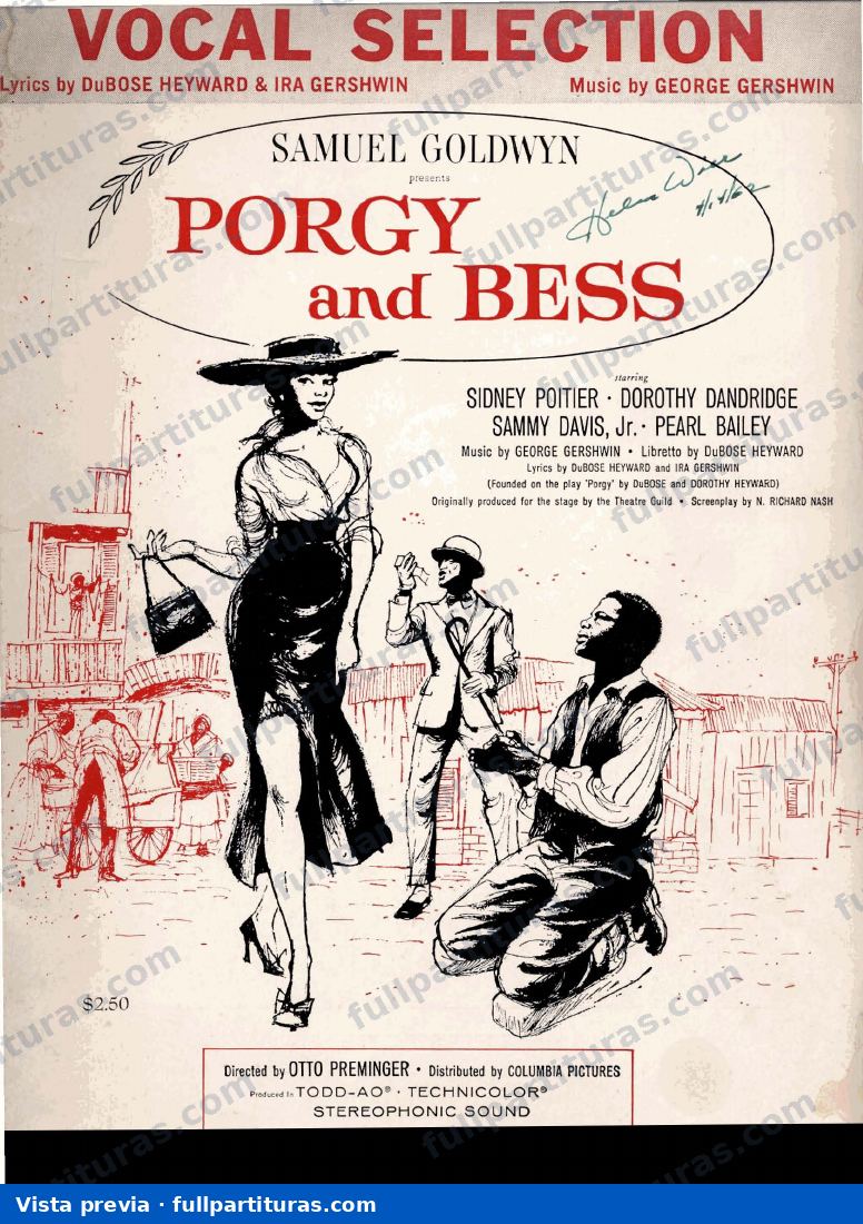 Selección de canciones de Porgy and Bess — preview