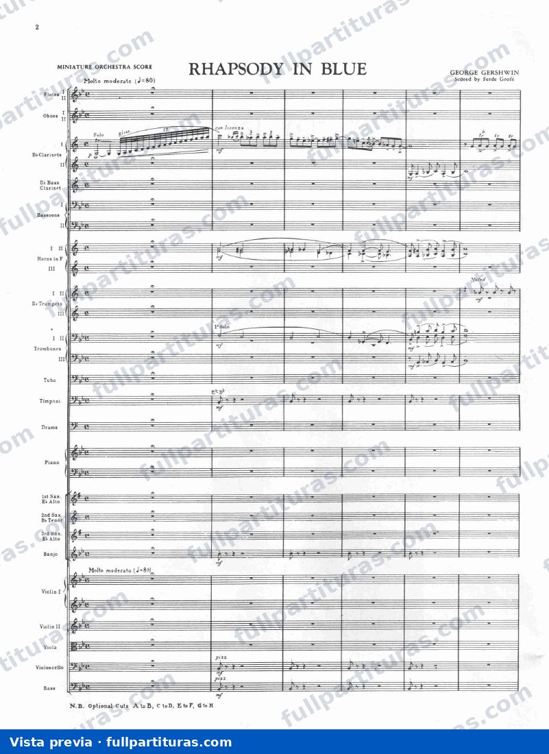 Para piano y Big band — preview
