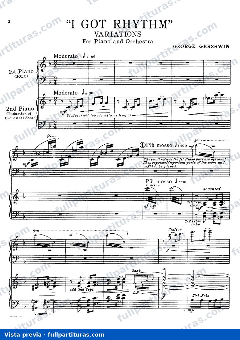 Variations on 'I Got Rhythm' — preview