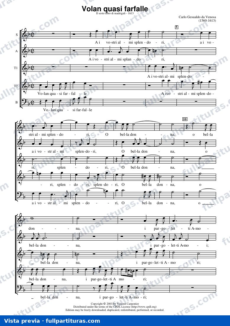 Volan quasi farfalle — preview