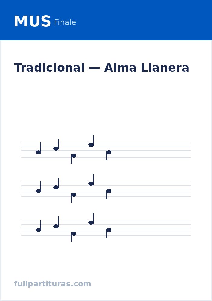 Alma Llanera — preview