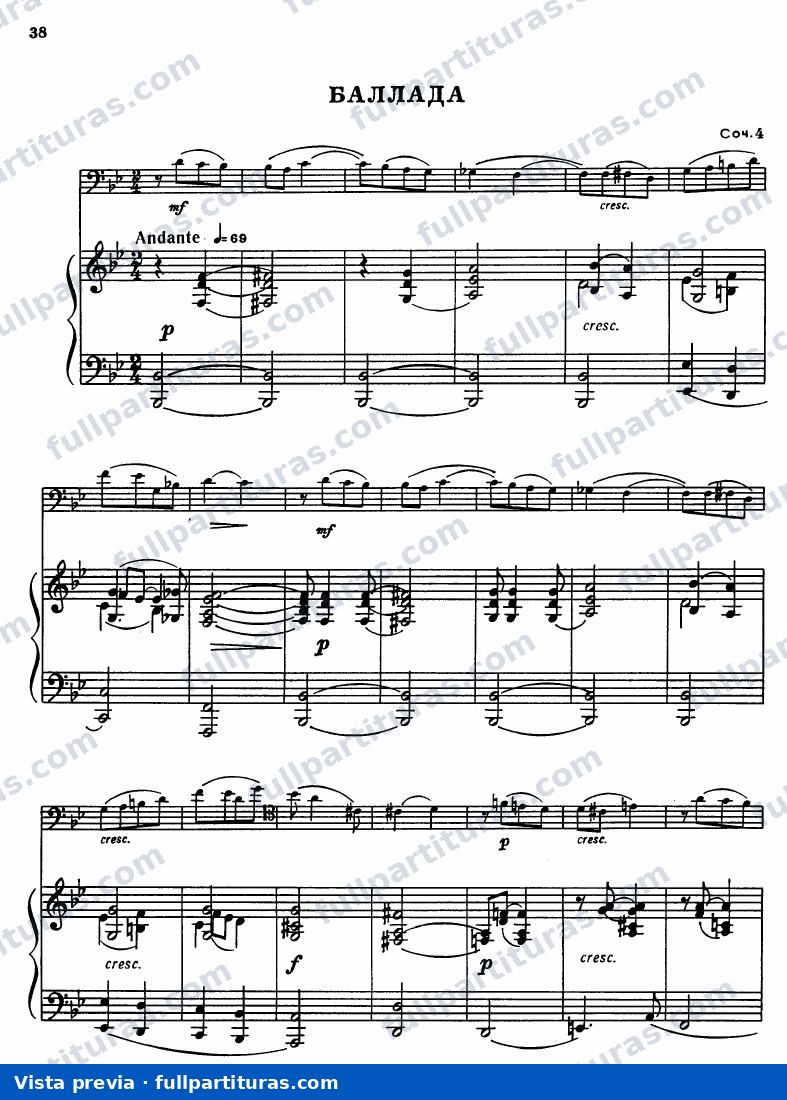 Ballade, — preview