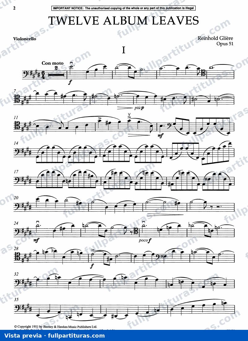 para Cello y Piano — preview