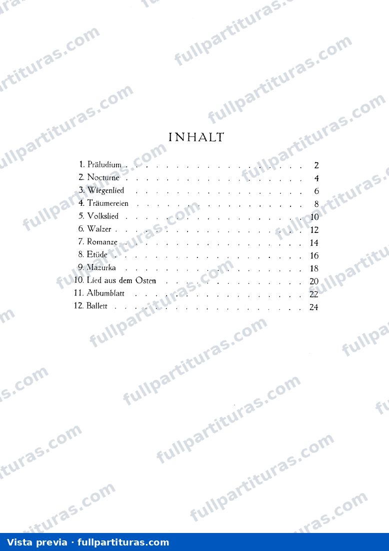 12 Piezas infantiles Op.31 — preview