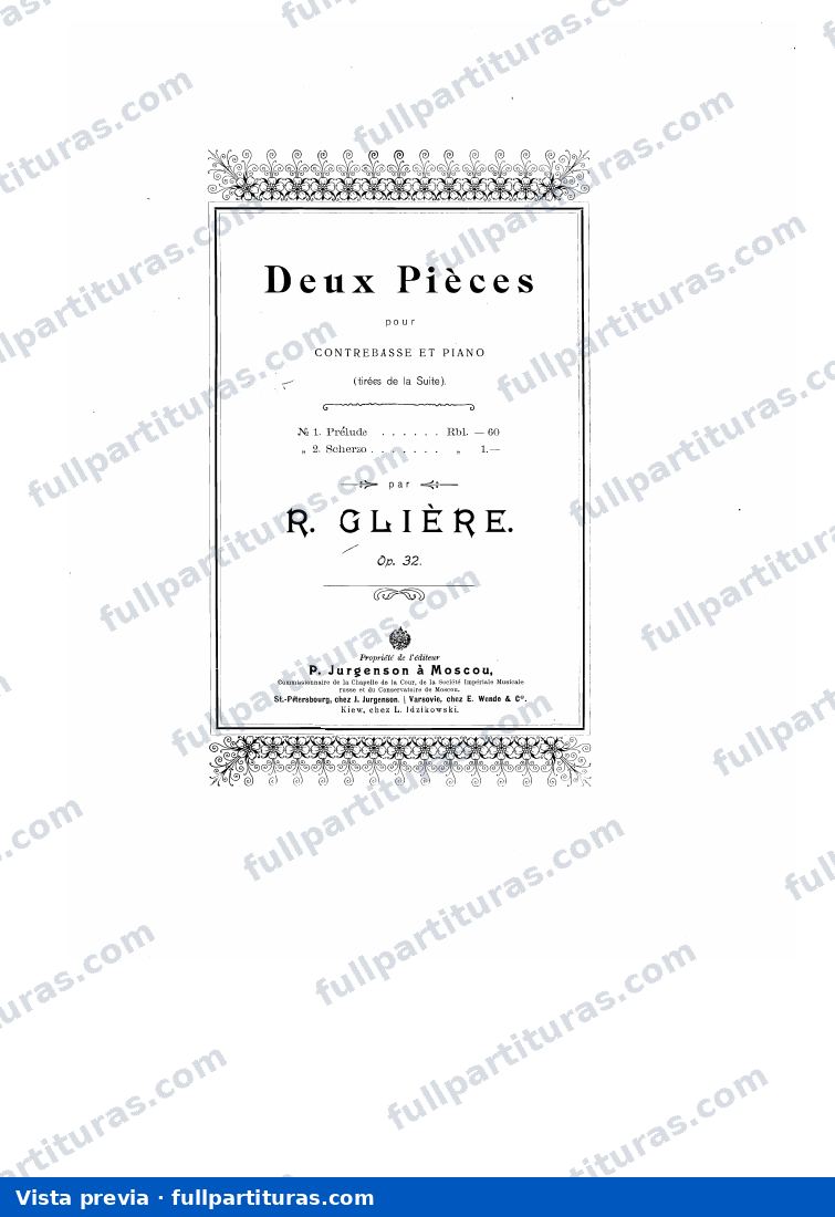 2 Piezas pour contrebasse et piano, Op.32 — preview