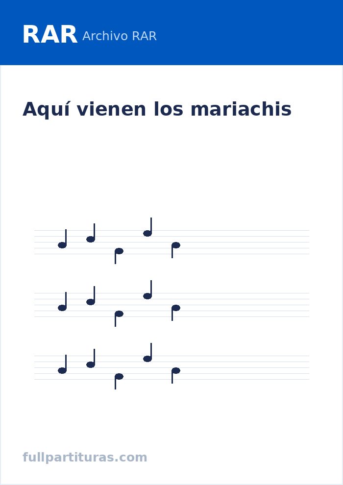 Aquí vienen los mariachis — vista previa