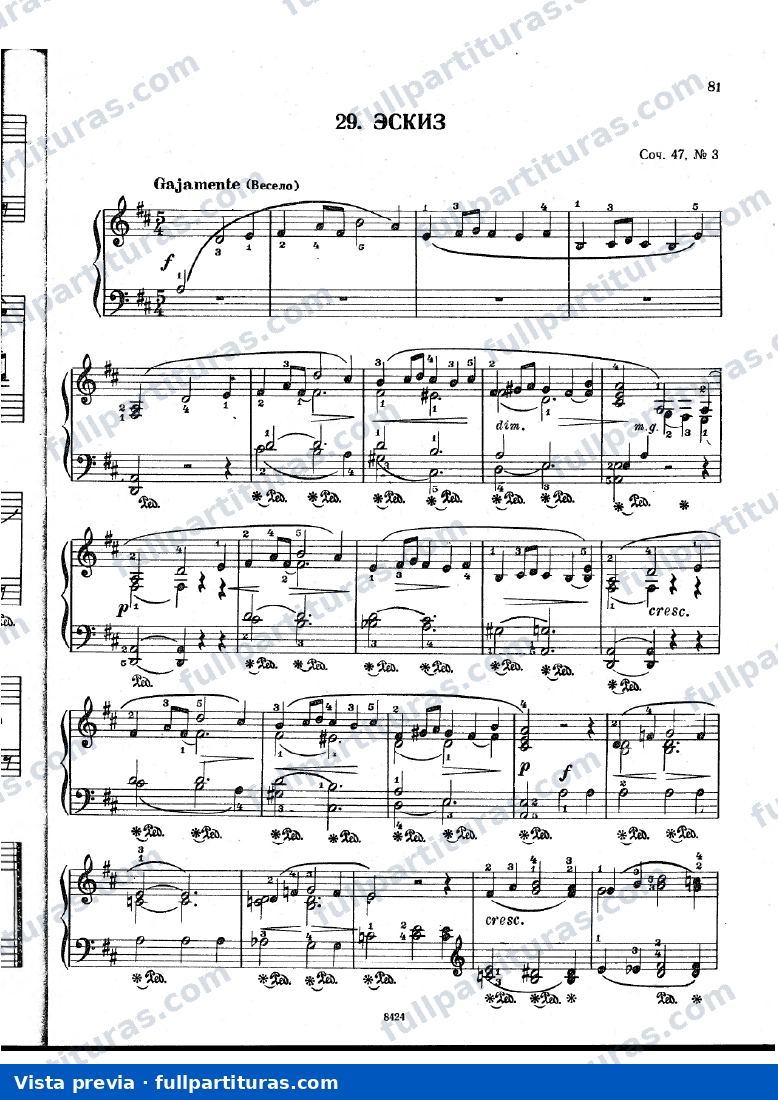 12 Esquisses, Op.47 — preview