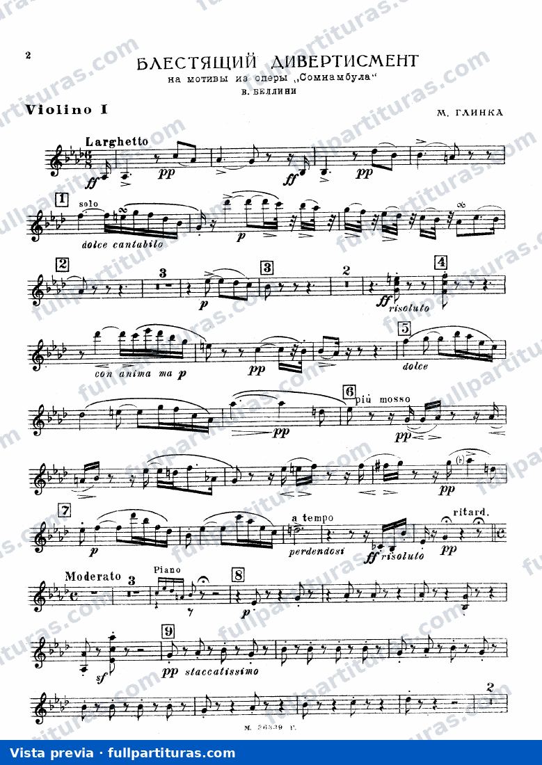 Violín 1 — preview