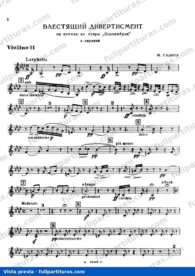 Violín 2 — preview