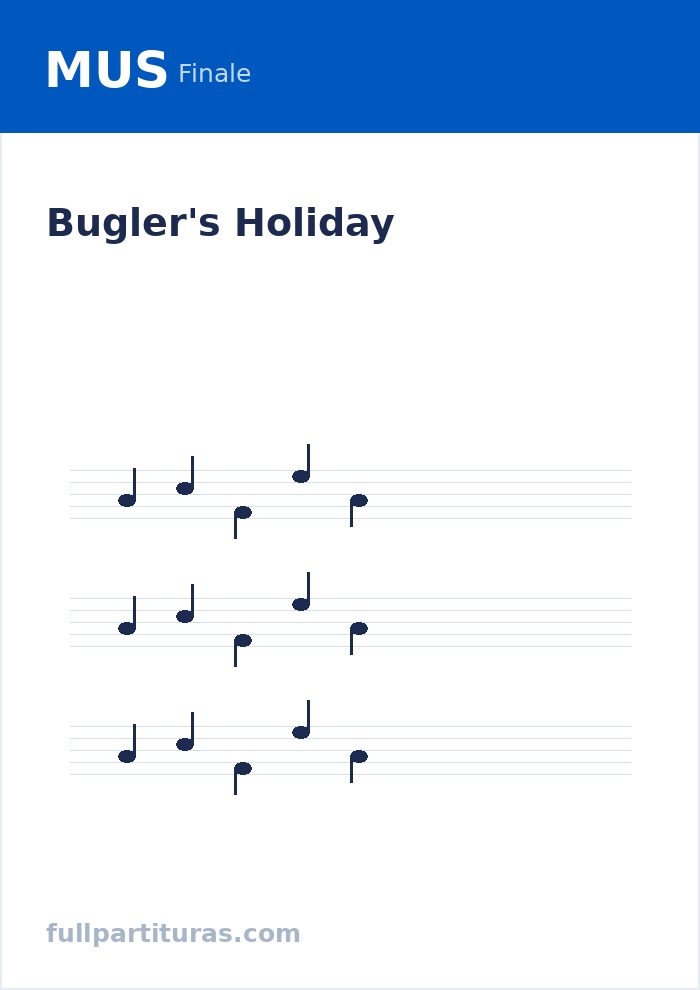 Bugler's Holiday — vista previa