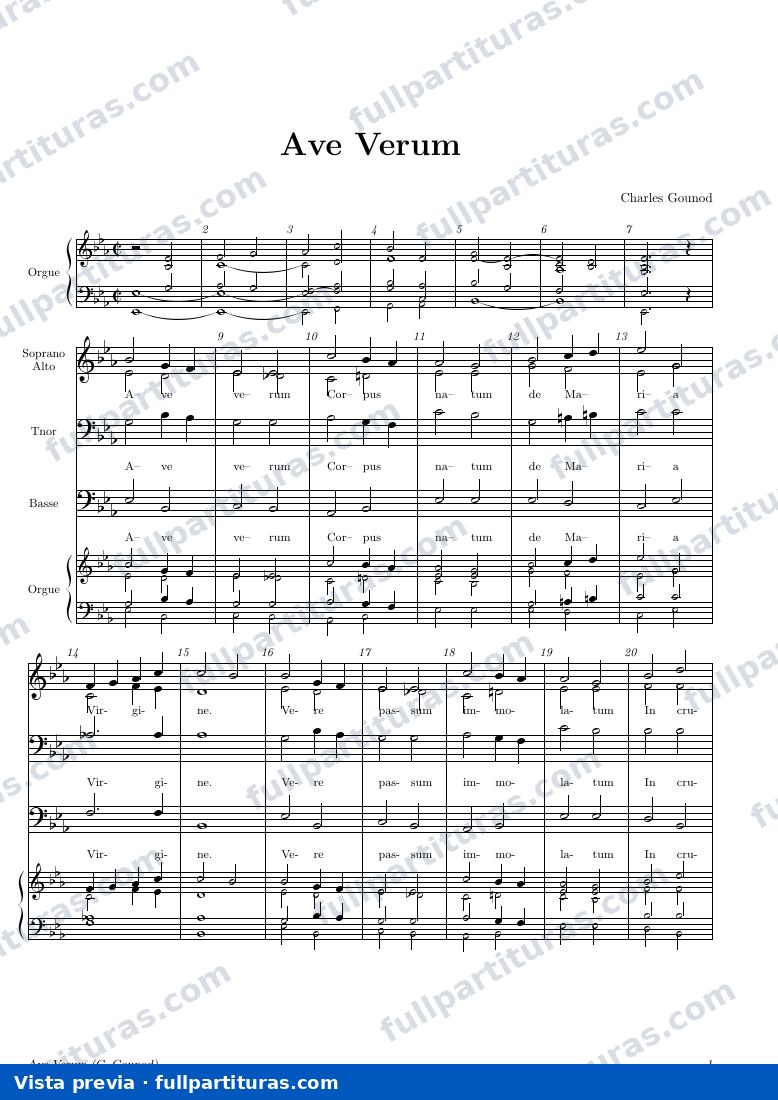 Ave Verum — preview