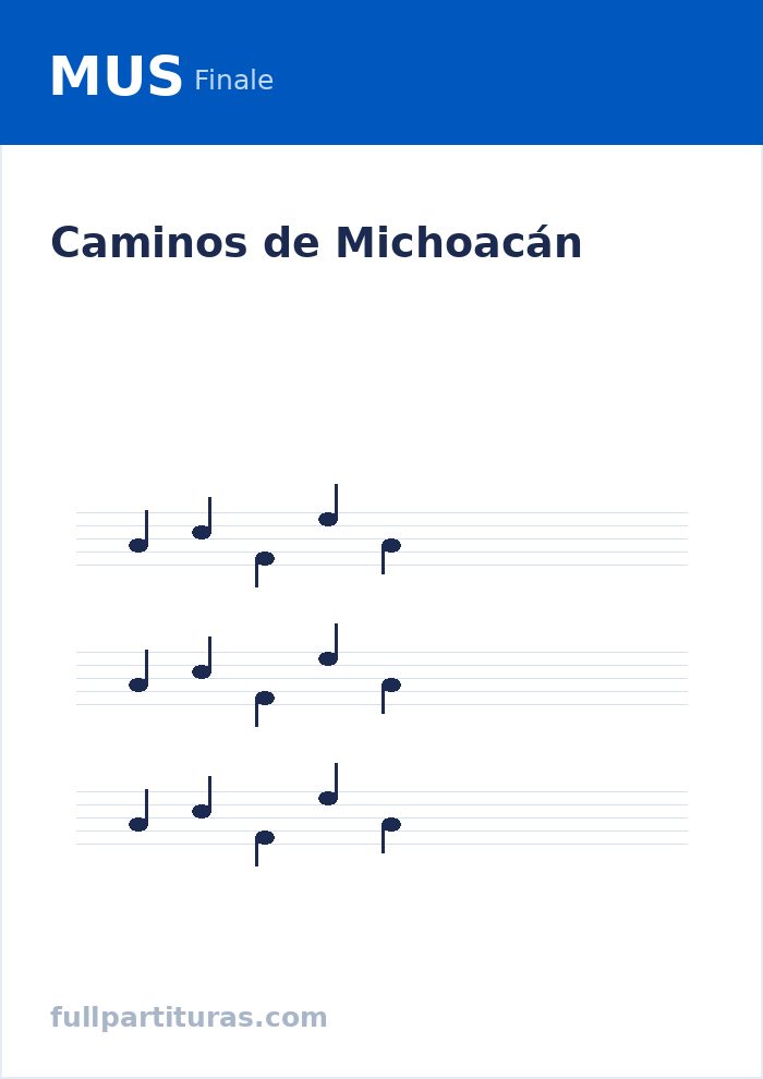 Caminos de Michoacán — preview