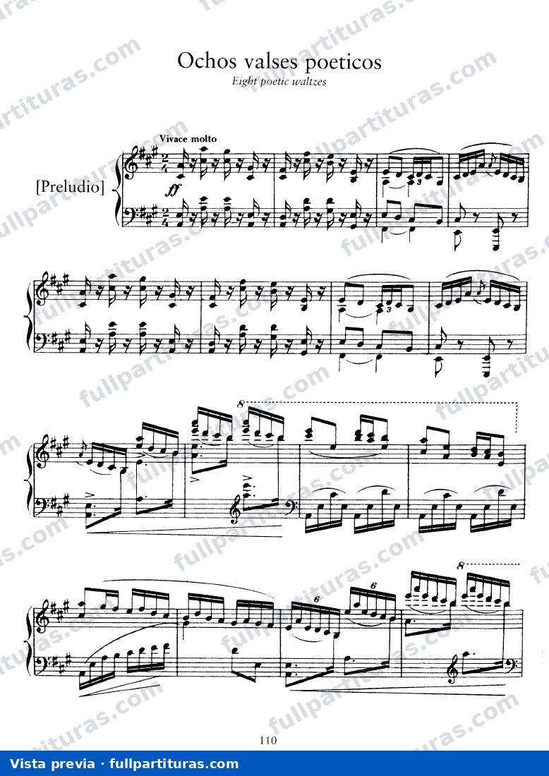 8 Valses poéticos — preview