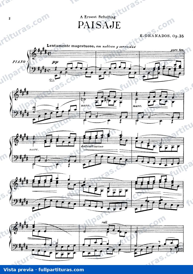 12 Tonadillas en estilo antiguo: Paisaje, Op.35 — preview