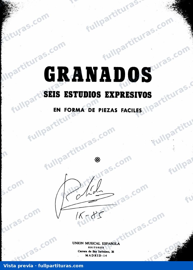 6 Estudios expresivos en forma de piezas fáciles — preview